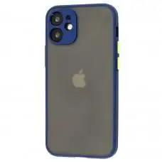 Чохол для iPhone 12 mini LikGus Totu camera protect синій