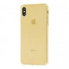 Чехол для iPhone Xs Max Star shining золотистый