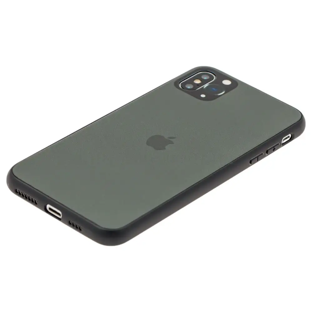 Чохол для iPhone Xs Max чорний зелений