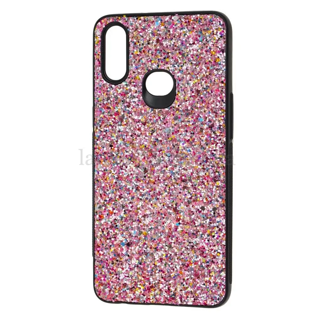 Чехол для Samsung Galaxy A10s (A107) Glitter Crystal розовый