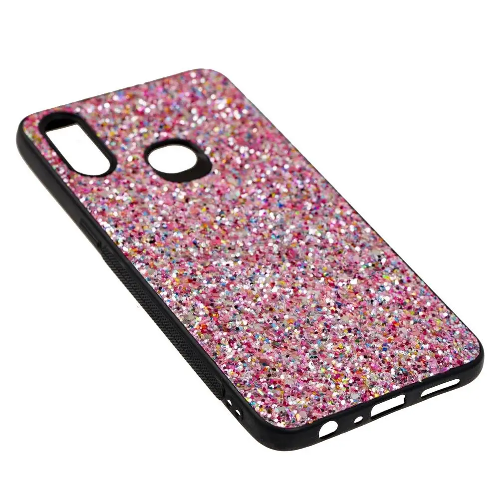 Чехол для Samsung Galaxy A10s (A107) Glitter Crystal розовый