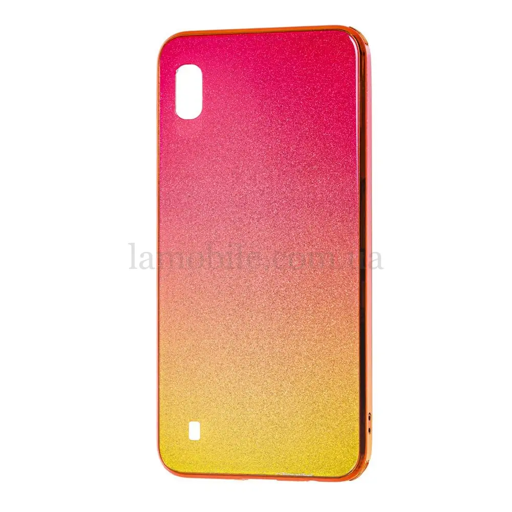 Чехол для Samsung Galaxy A10 (A105) Ambre glass "красно-золотистый"