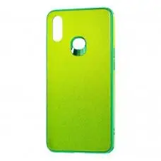 Чохол Samsung Galaxy A10s (A107) Ambre glass "салатовий"
