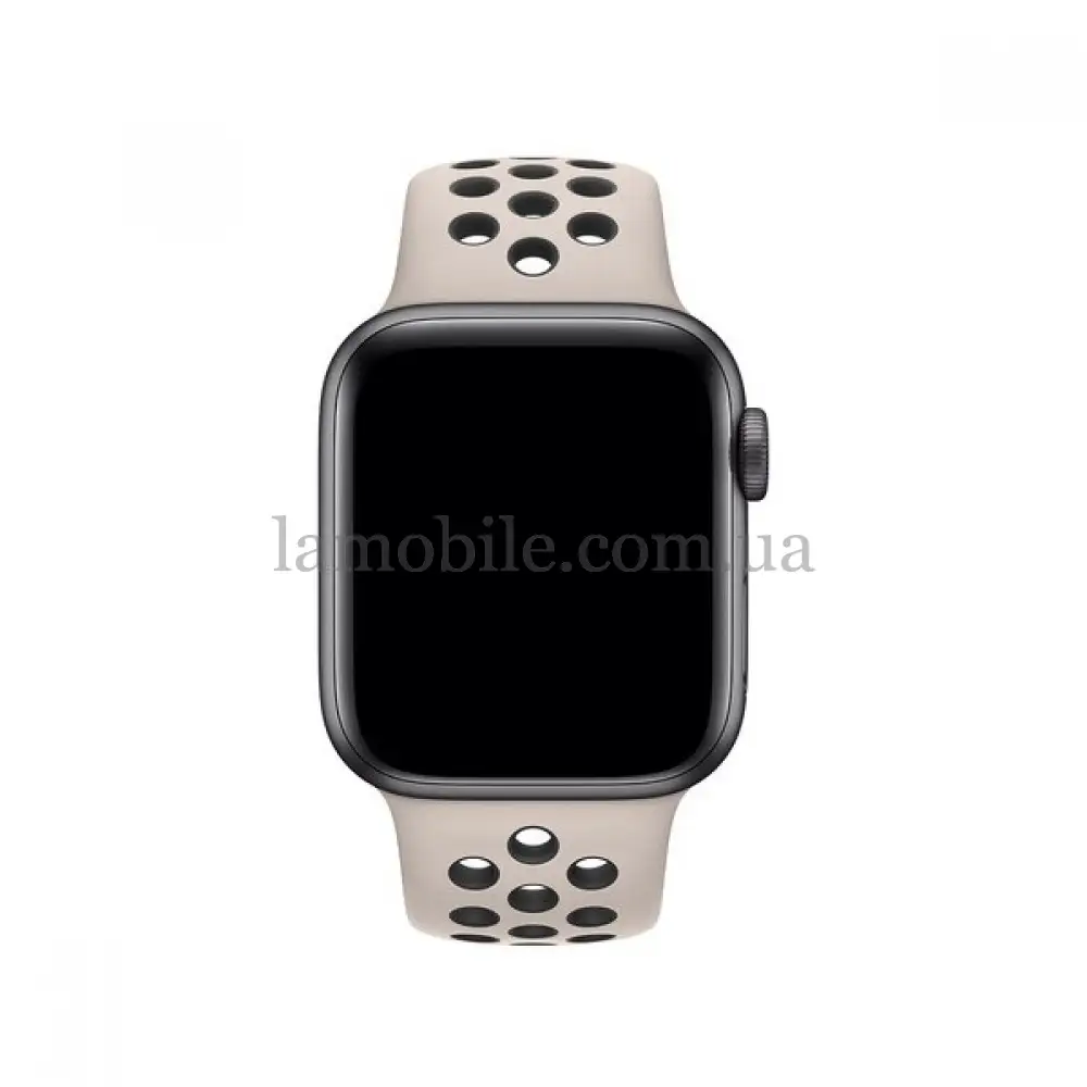 Ремінець для Apple Watch Sport Nike+ 38mm / 40mm бежево-чорний