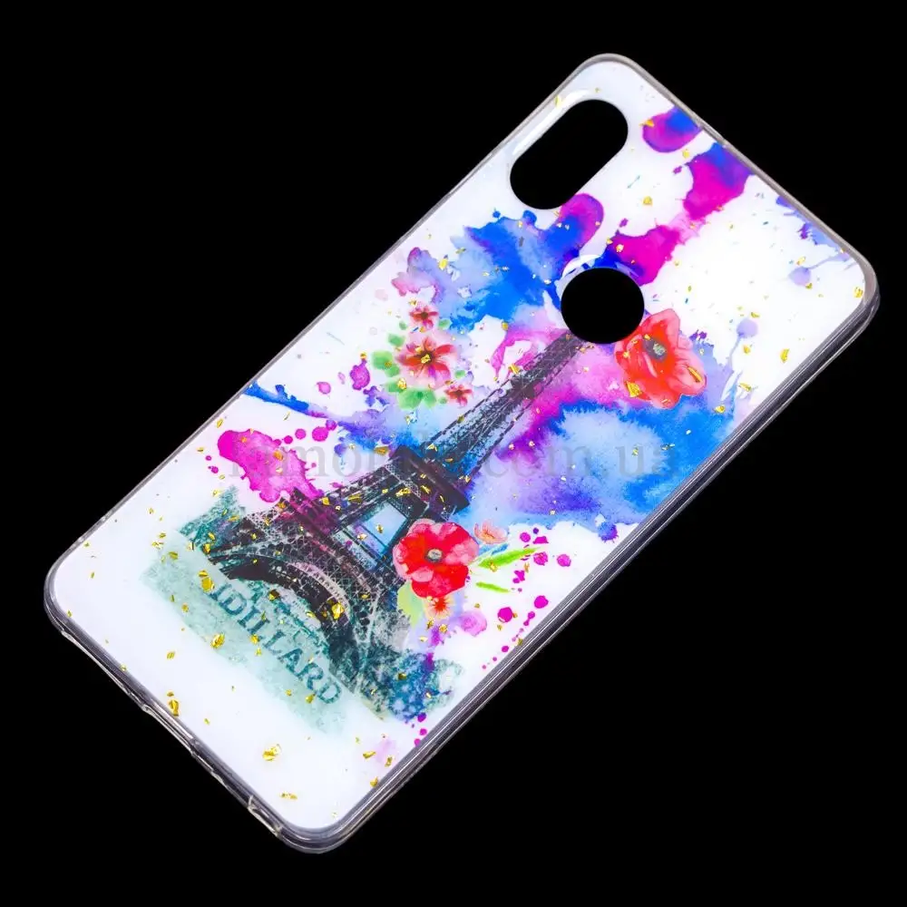 Чехол для Xiaomi Redmi Note 5 Pro Flowers Confetti "Paris" 