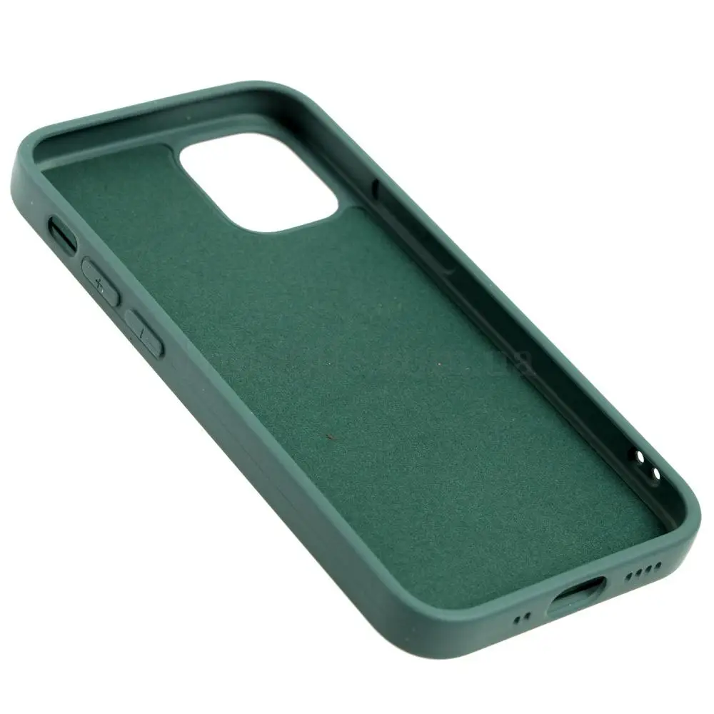 Чохол для iPhone 12 mini Art case темно-зелений