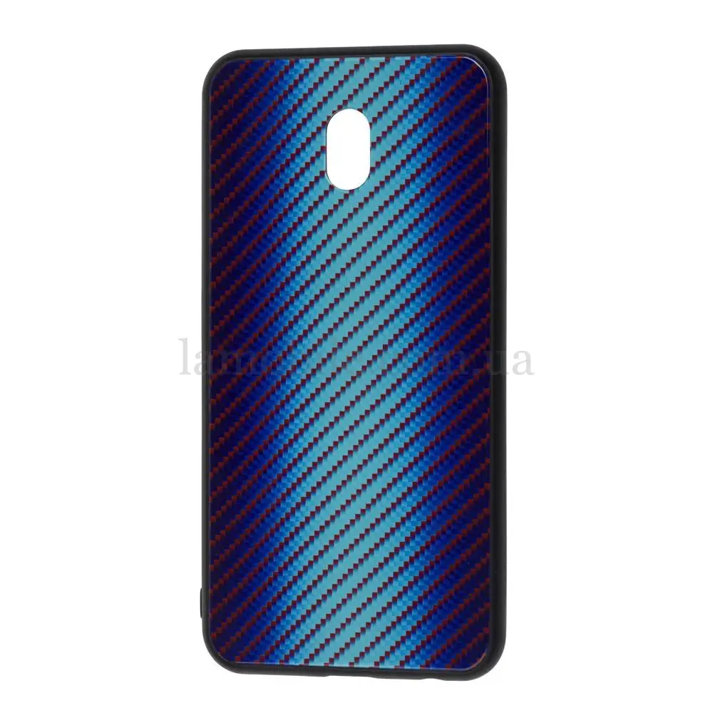 Чохол для Xiaomi Redmi 8A Twist glass "блакитний"
