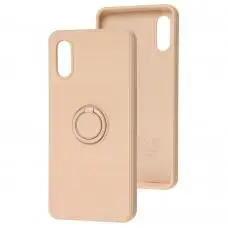 Чохол для Samsung Galaxy A02 (A022) WAVE Color Ring рожевий / pink sand