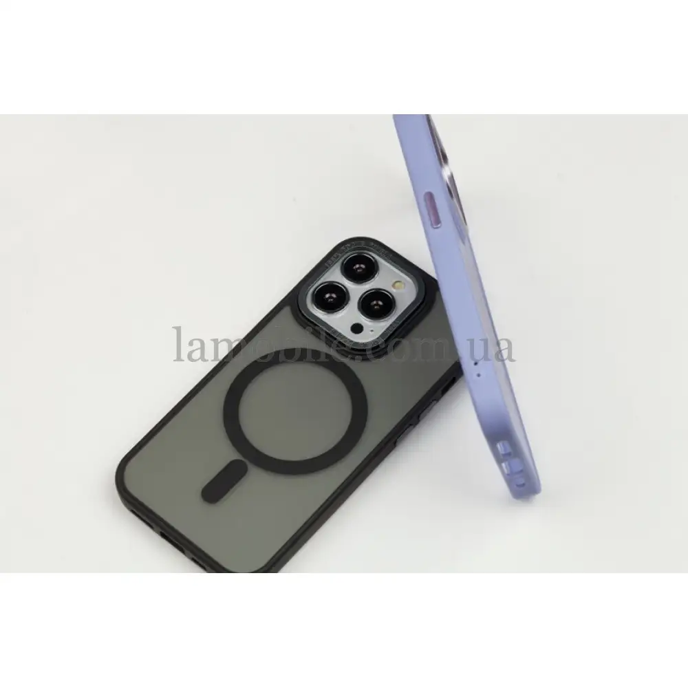 Чохол для iPhone 11 Space color MagSafe бузковий