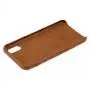 Чехол для iPhone X / Xs Leather Case (Leather) saddle brown