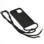 Чохол для iPhone 11 Pro Max Wave Lanyard without logo чорний