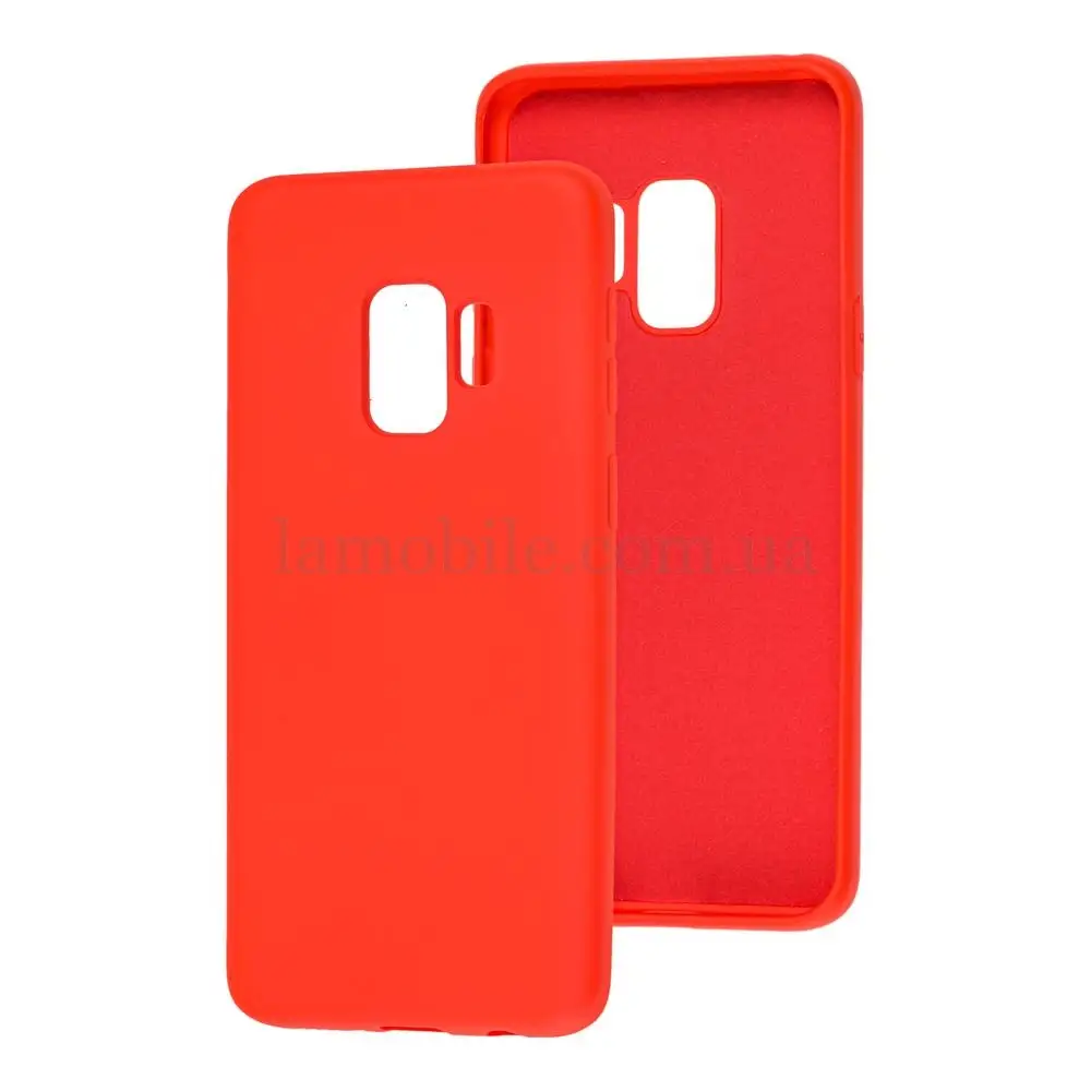 Чехол для Samsung Galaxy S9 (G960) Full without logo красный