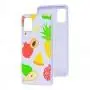 Чохол для Samsung Galaxy A31 (A315) Wave Fancy summer fruits / light purple