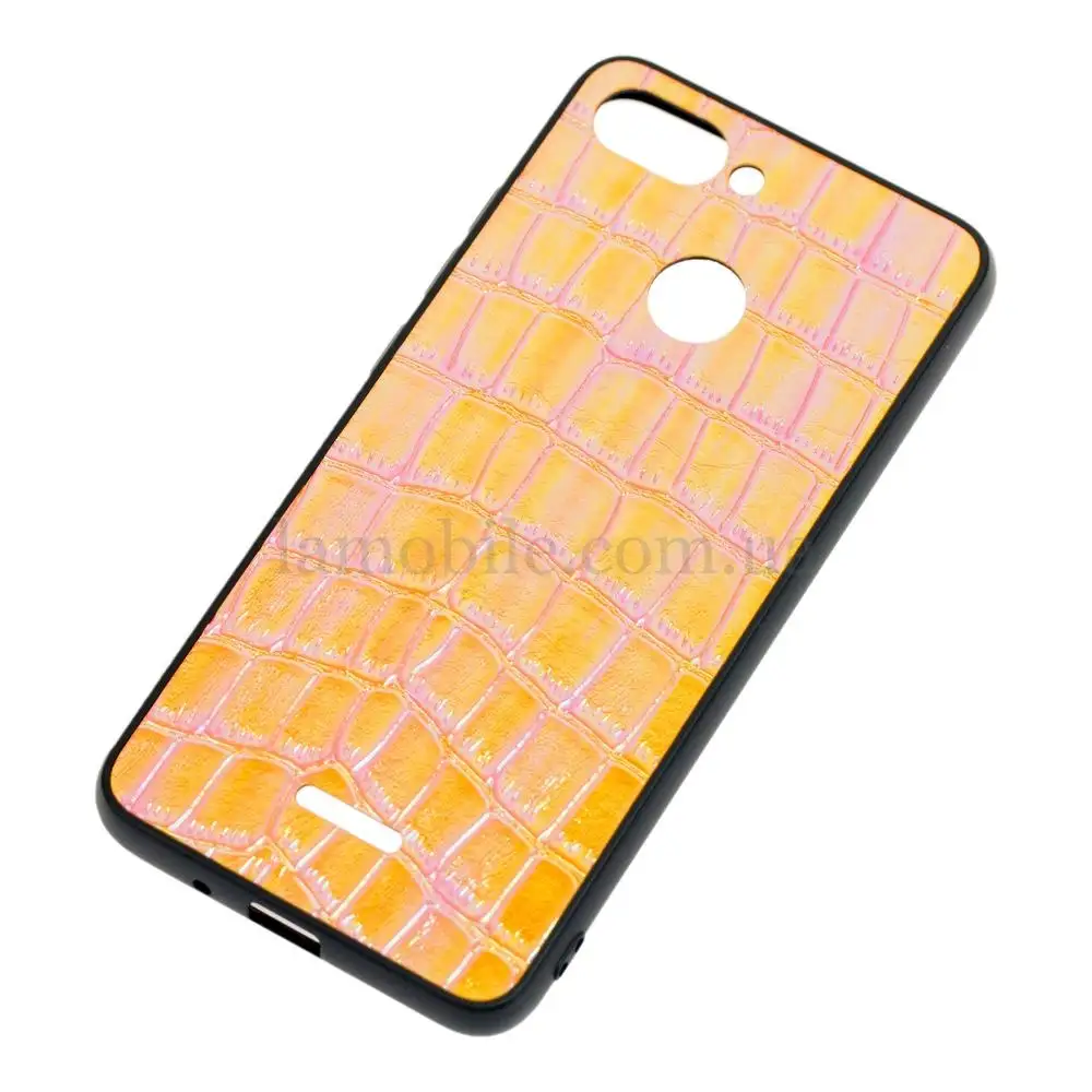 Чехол Holographic для Xiaomi Redmi 6 оранжевый