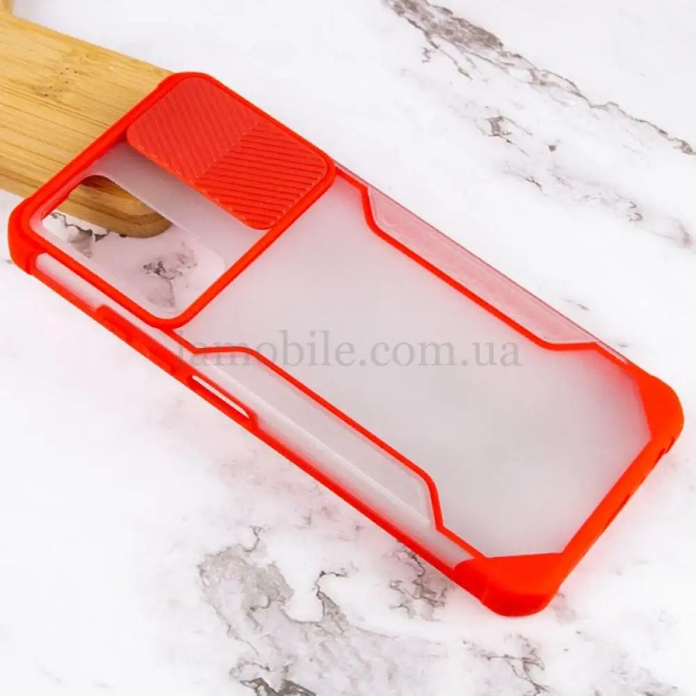 Чехол для Xiaomi Redmi 9TCamshield matte ease красный