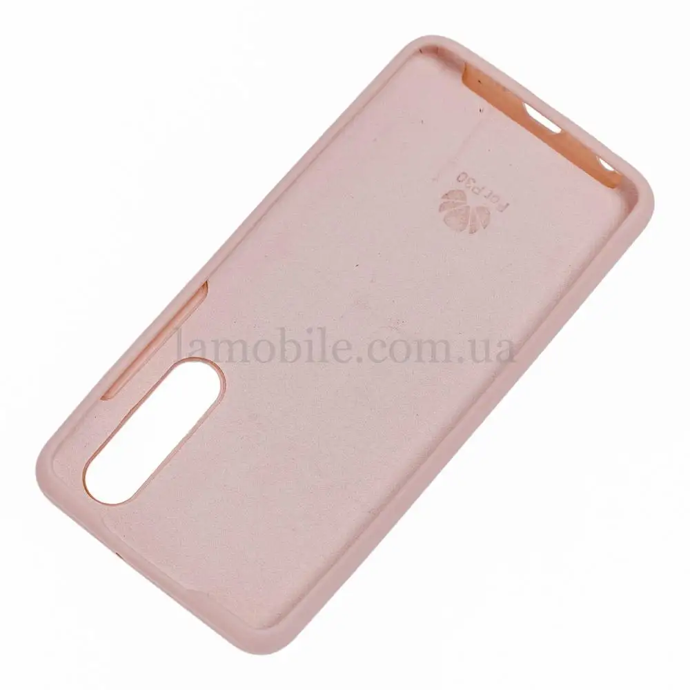 Чохол для Huawei P30 Silicone Full блідо-рожевий