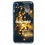 Чехол силикон для iPhone X / Xs перламут Goodnight в городе