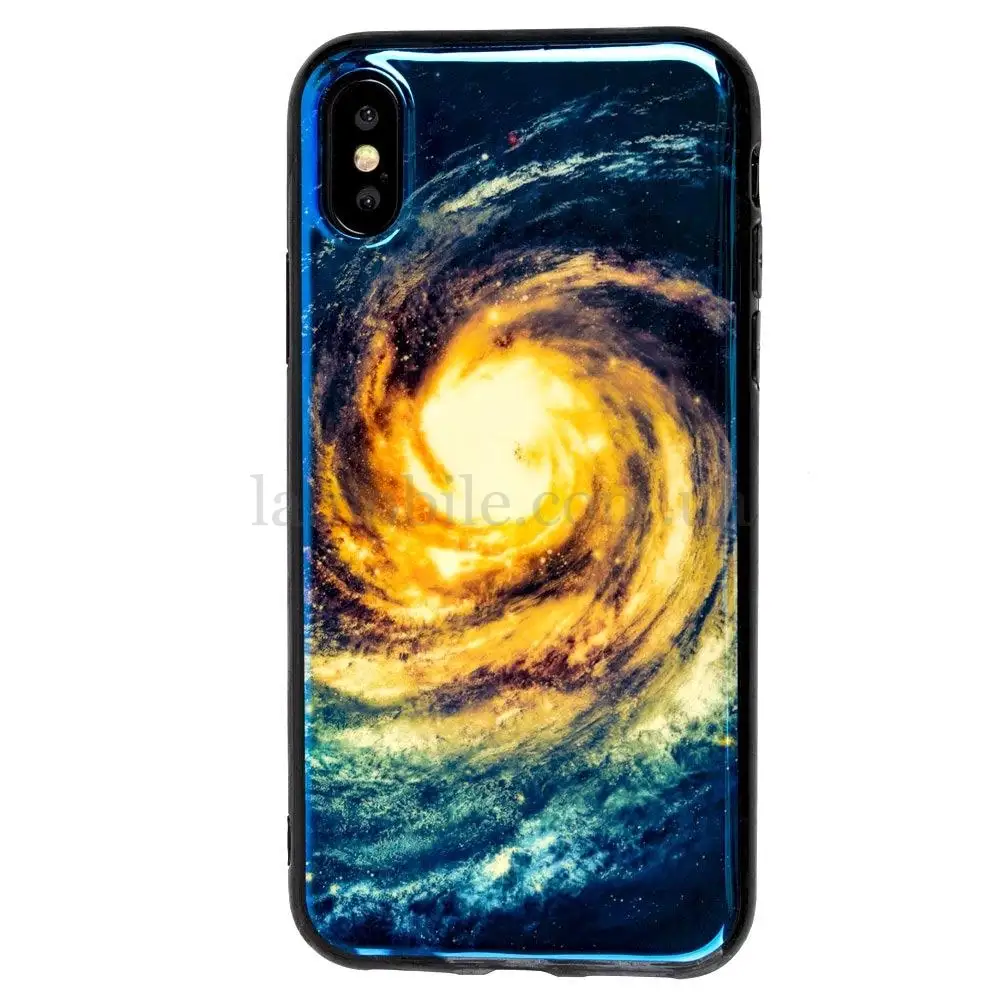 Чохол для iPhone X силікон перламут Чумацький Шлях