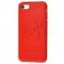 Чохол для iPhone 7 / 8 Kaws leather червоний
