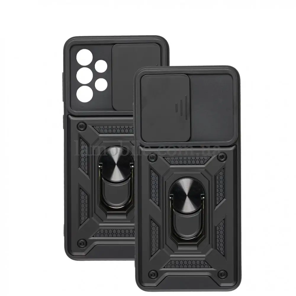 Чохол для Samsung Galaxy A33 5G Serge Ring Armor ударостійкий чорний
