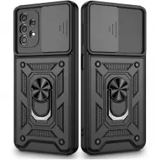 Чохол для Samsung Galaxy A72 (A725) Serge Ring Armor ударостійкий чорний