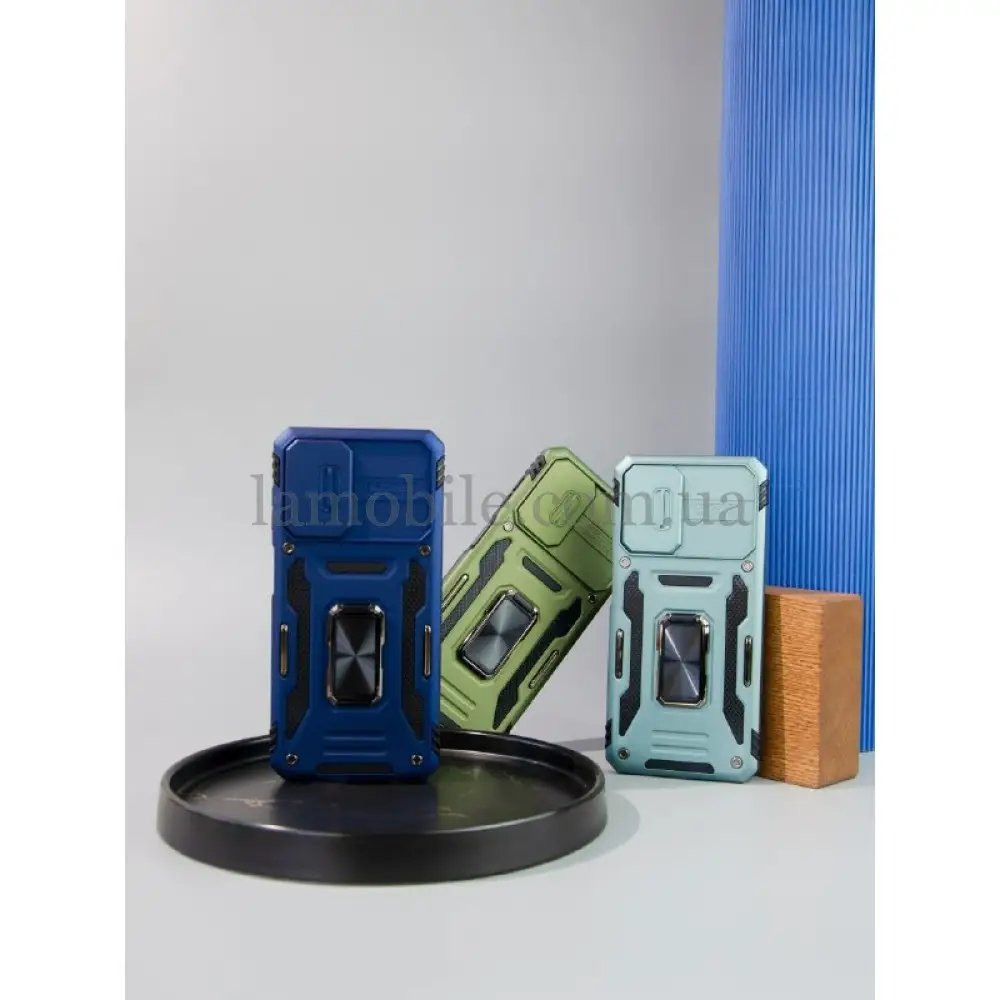 Чехол для Xiaomi Poco X5 Camshield Army Ring оливковый / army green