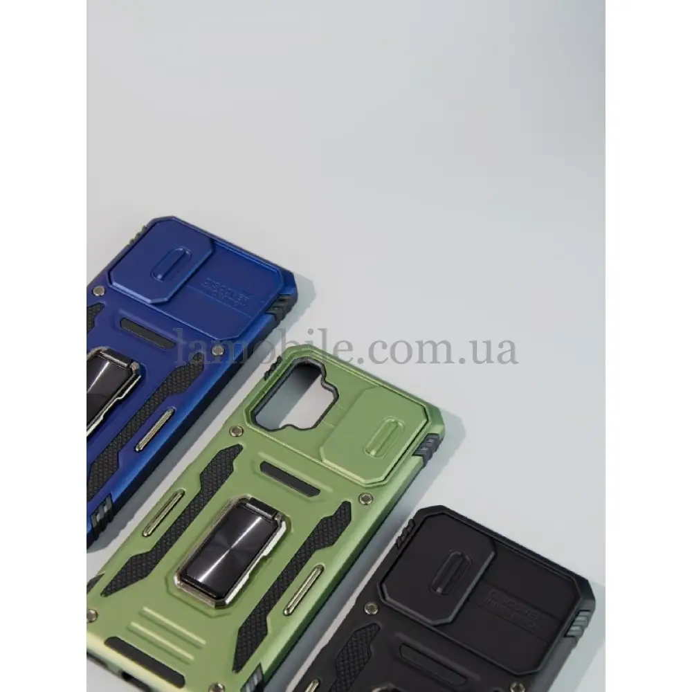 Чехол для Xiaomi Poco X5 Camshield Army Ring оливковый / army green