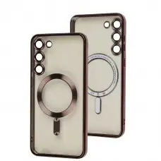 Чохол для Samsung Galaxy S23 + Berlia MagSafe burgundy