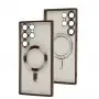 Чохол для Samsung Galaxy S23 Ultra (S918) Berlia Electroplate MagSafe burgundy
