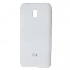 Чехол для Xiaomi Redmi 8A Silky Soft Touch "белый"