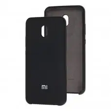 Чехол для Xiaomi Redmi 8A Silky Soft Touch "черный"