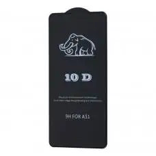 Захисне скло 10D для Samsung Galaxy A51 (A515) чорне (OEM)