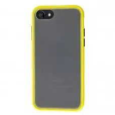 Чехол LikGus Maxshield для iPhone 6 / 7 / 8 матовый желтый