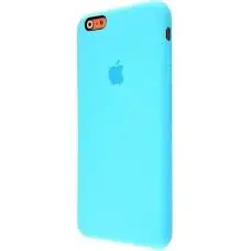 Чехол для iPhone 7 Silicone case голубой