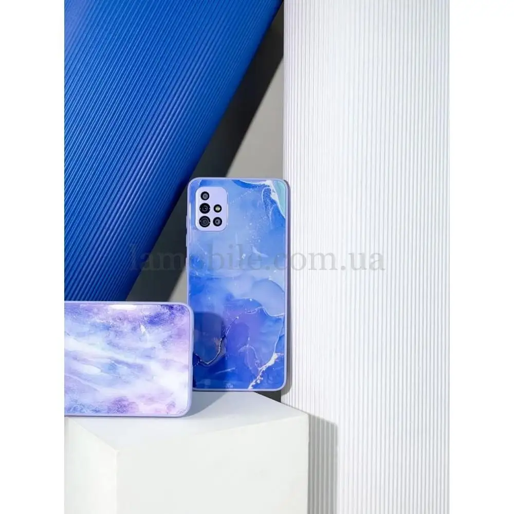 Чохол для Xiaomi Redmi 9C / 10A Marble Clouds turquoise