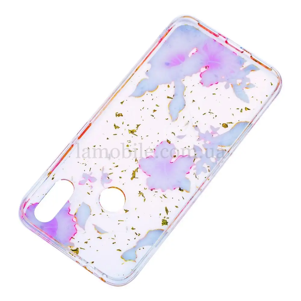 Чехол для Xiaomi Redmi Note 7 Flowers Confetti "китайская роза"