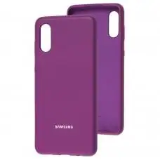 Чохол для Samsung Galaxy A02 (A022) Silicone Full фіолетовий / grape