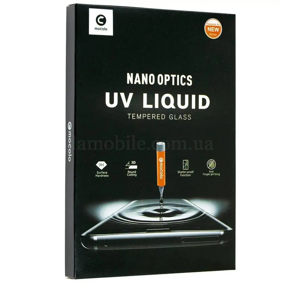 Защитное 3D стекло для Samsung Note 10+ (N975) Mocolo UV Nano прозр клей + лампа