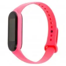 Ремешок для Xiaomi Mi Band 5 / 6 original design hot pink  