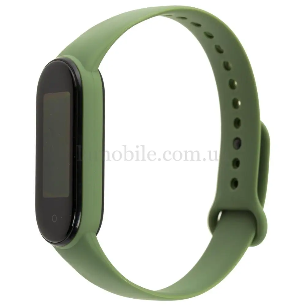 Ремешок для Xiaomi Mi Band 5 / 6 original design forest green  