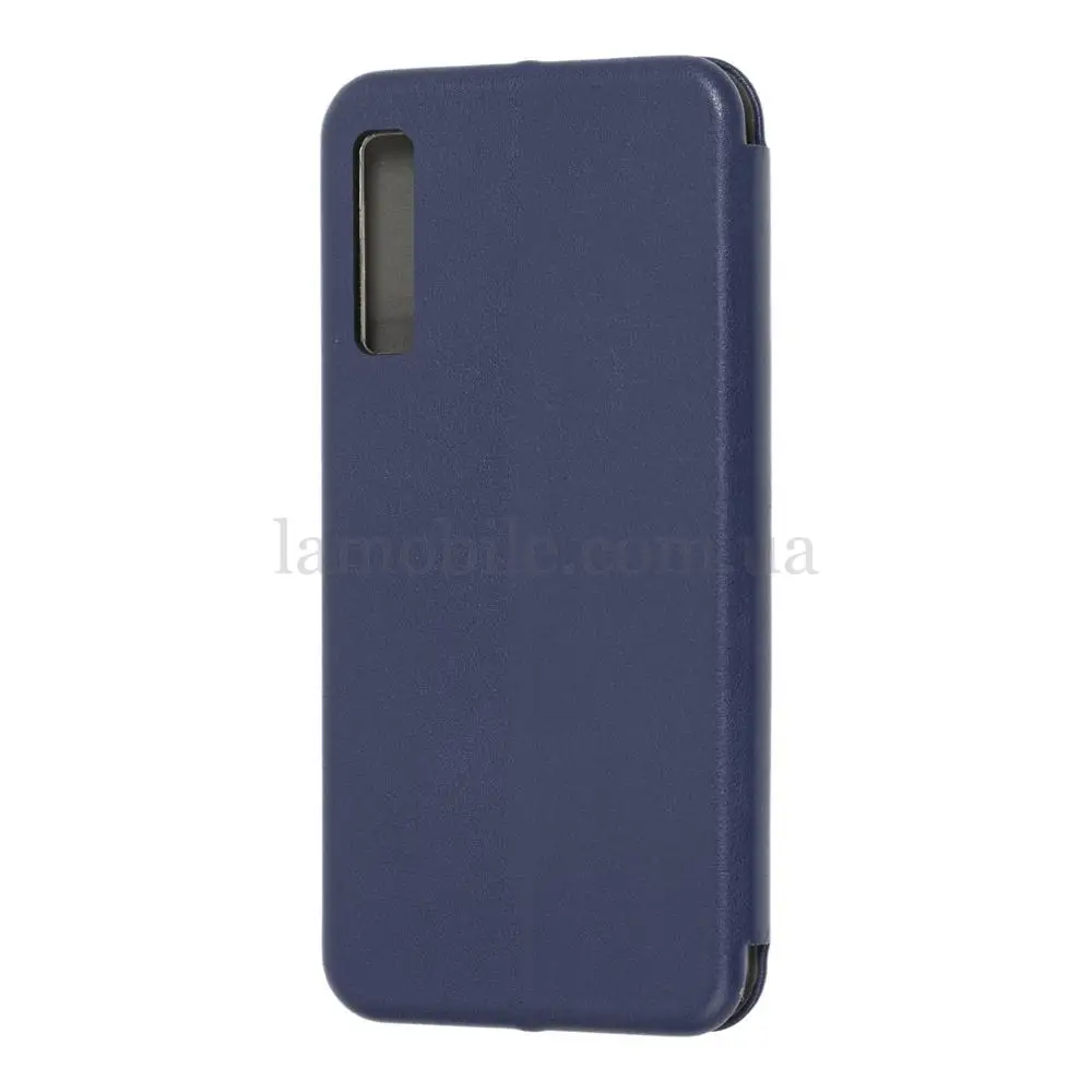Чохол книжка Premium для Samsung Galaxy A7 2018 (A750) темно синій