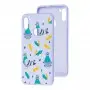 Чехол для Samsung Galaxy A11 / M11 Wave Fancy pigeon with sunflower seeds