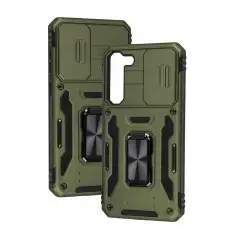 Чохол для Samsung Galaxy S23+ (S916) Camshield Army Ring army green