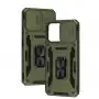 Чохол для Xiaomi Redmi 12 Camshield Army Ring оливковий / army green