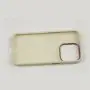 Чехол для iPhone 15 Pro Metal Bezel бежевый