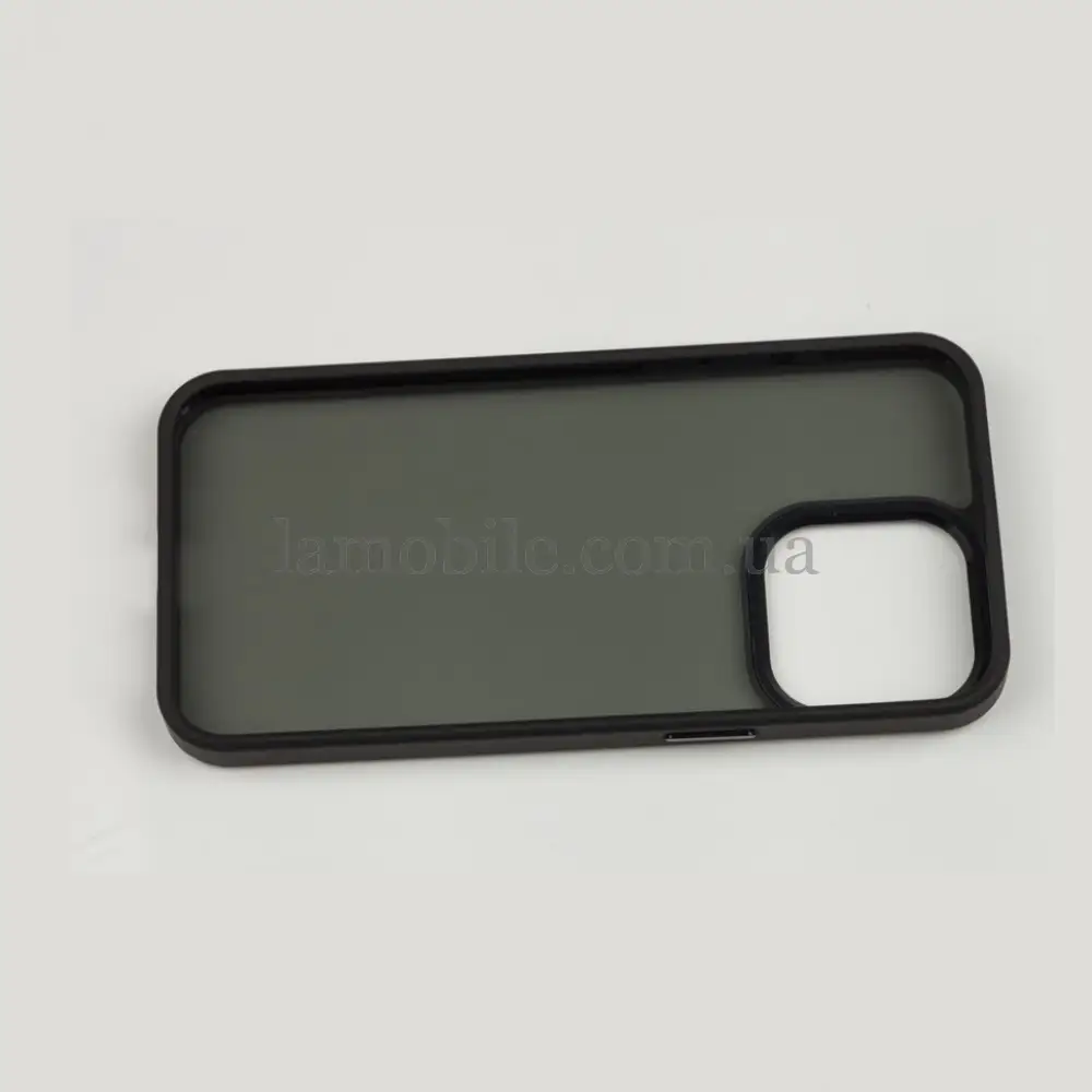Чехол для iPhone 15 Pro Max Metal Bezel черный