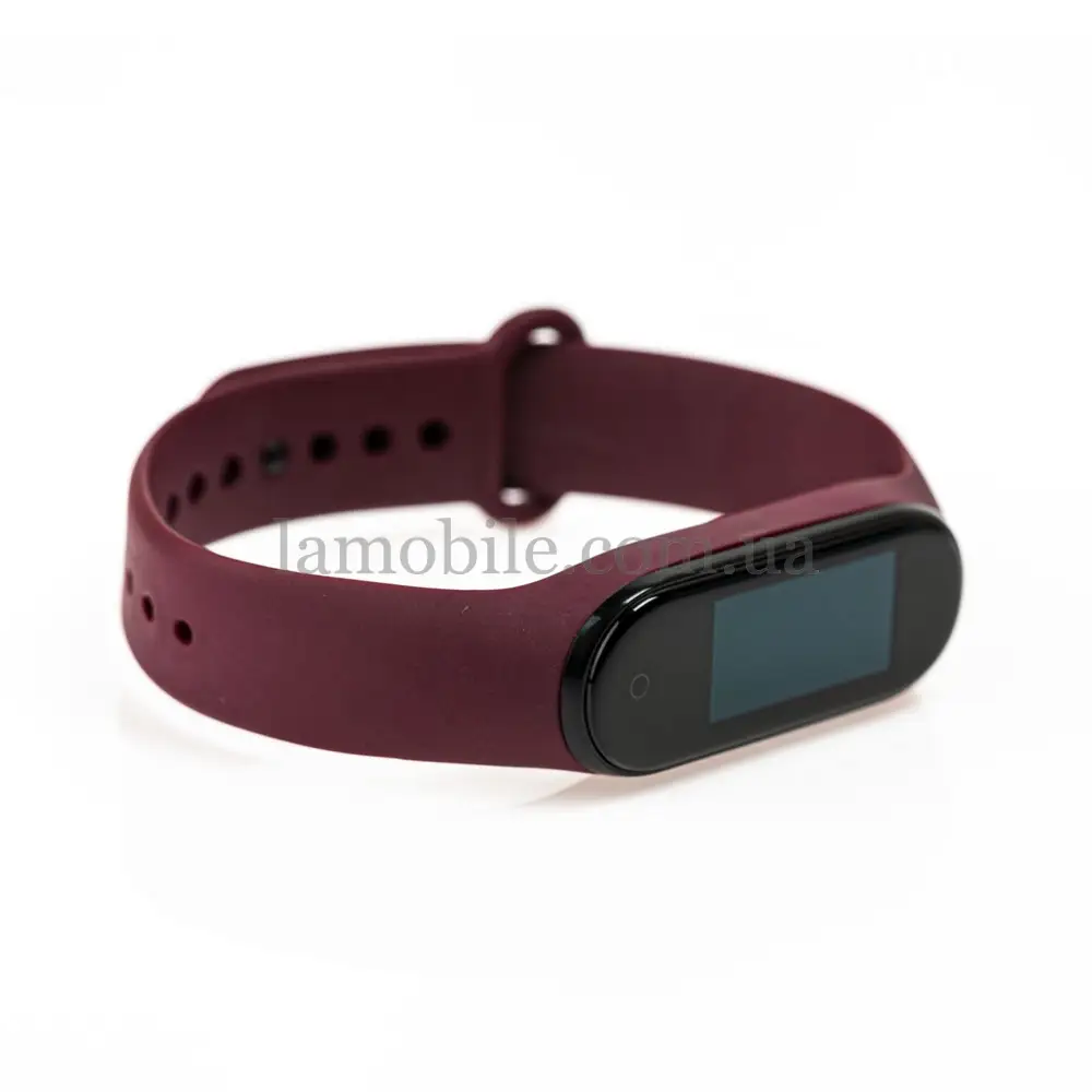 Ремінець для Xiaomi Mi Band 3/4 original design сливовий
