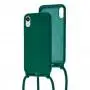 Чехол для iPhone Xr Lanyard without logo forest green