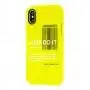 Чехол для iPhone X / Xs Acid Yellow just do it