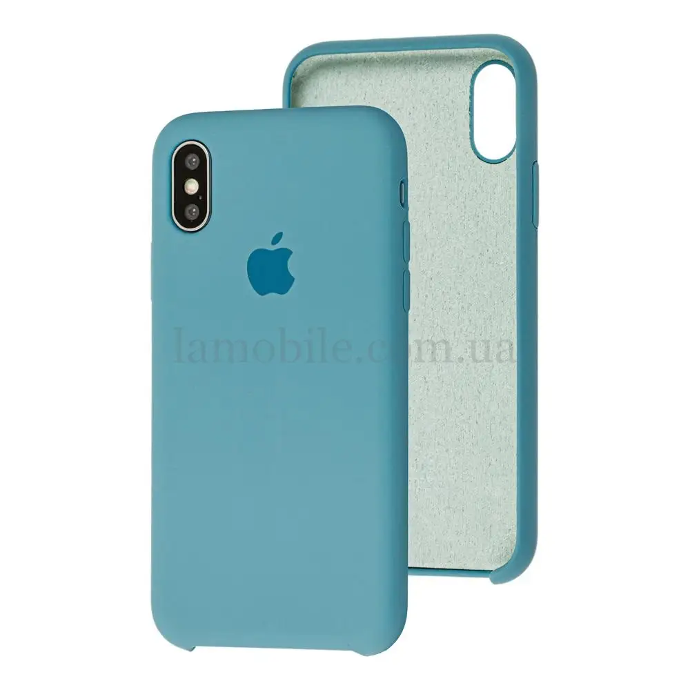Чехол silicone case для iPhone Xs Max cactus